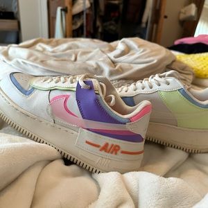 Nike Air Forces multi colored
